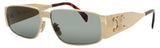 CELINE CL40325U Frame SHINY ENDURA GOLD Lens GREEN