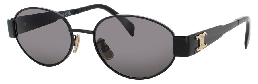 CELINE CL40235U Frame SHINY BLACK  Lens SMOKE