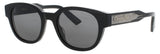 DIOR DM40174I Frame SHINY BLACK  Lens  SMOKE