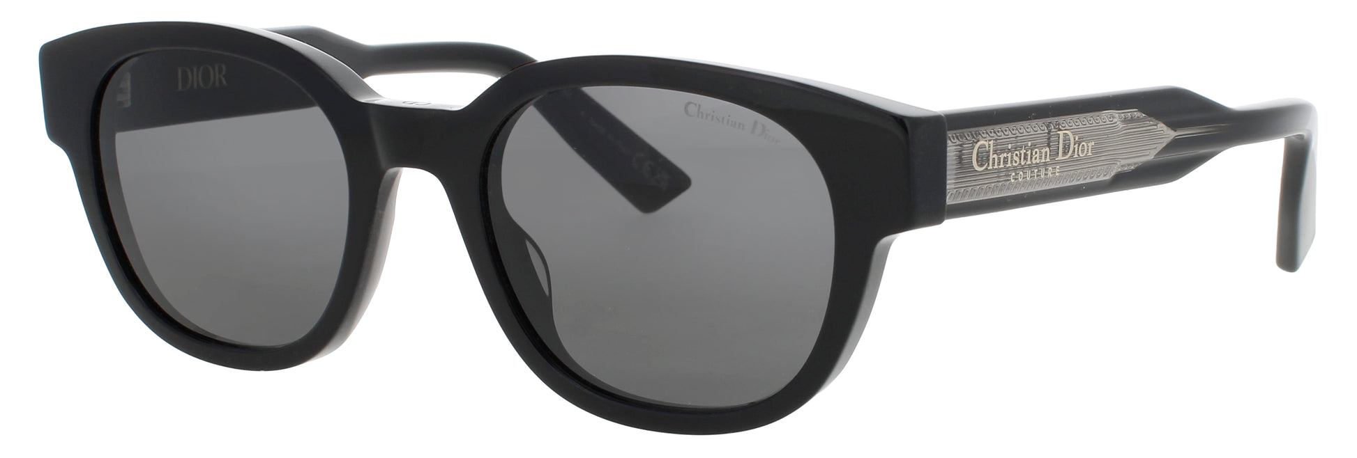 DIOR DM40174I Frame SHINY BLACK  Lens  SMOKE