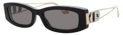 DIOR CD40221I Frame SHINY BLACK   Lens SMOKE
