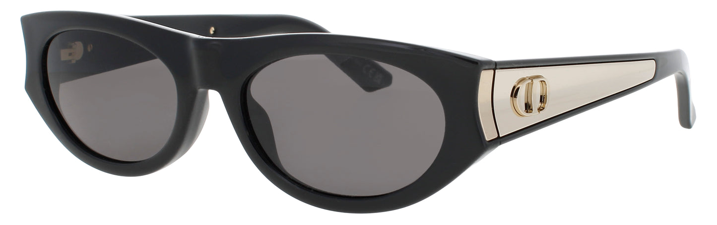 DIOR CD40225I Frame SHINY BLACK  Lens SMOKE