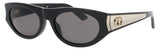 DIOR CD40225I Frame SHINY BLACK  Lens SMOKE