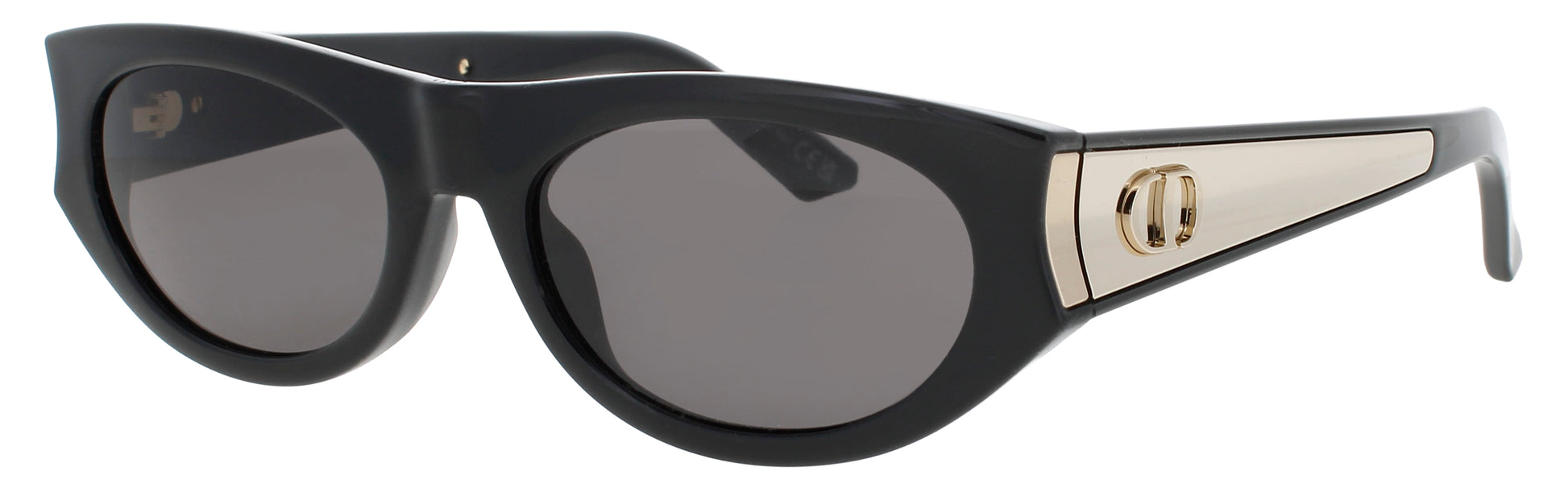 DIOR CD40225I Frame SHINY BLACK  Lens SMOKE