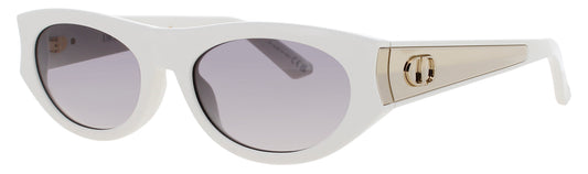 DIOR CD40225I Frame IVORY  Lens GRADIENT SMOKE