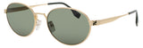 FENDI FE40180U Frame SHINY ENDURA GOLD Lens GREEN TINT