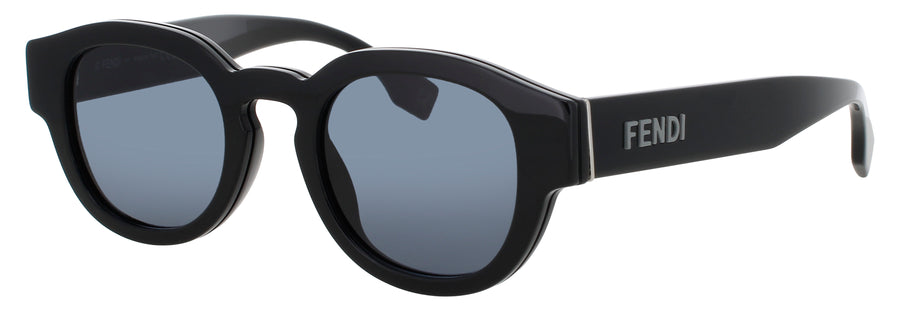 FENDI FE40182I Frame SHINY BLACK  Lens SMOKE