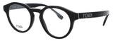 FENDI FE50130I Frame SHINY BLACK Lens DEMO
