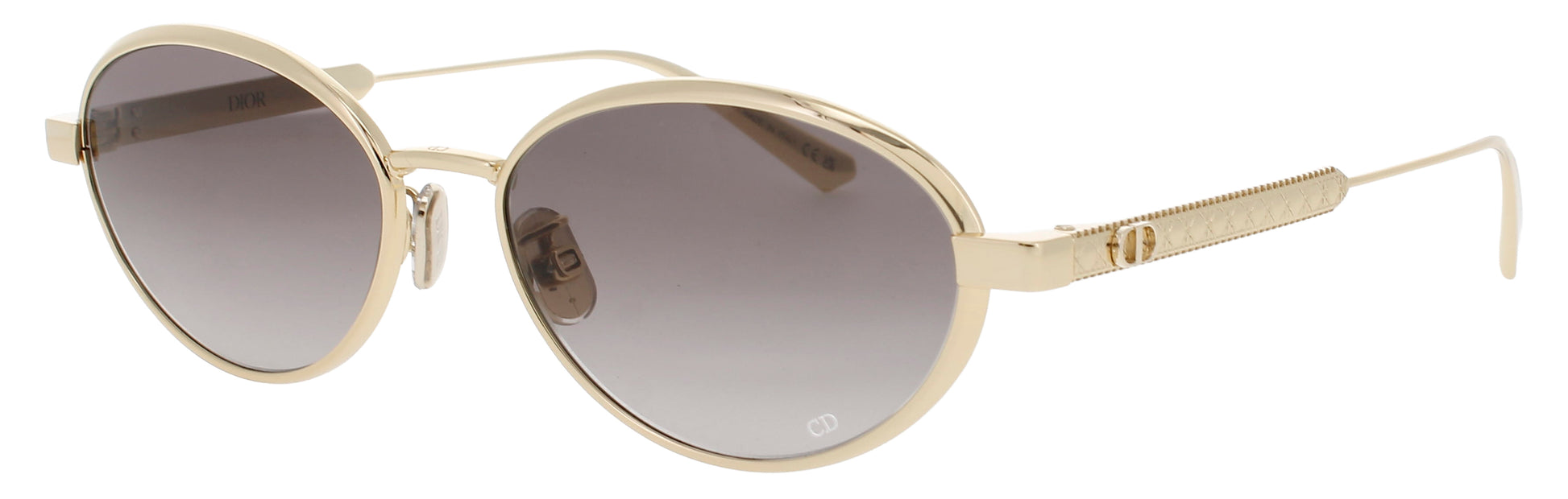 DIOR CD40209U Frame SHINY GOLD DH  Lens SMOKE GRADIENT