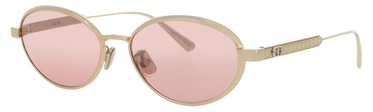 DIOR CD40209U Frame SHINY GOLD  Lens BORDEAUX MIRROR