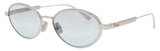 DIOR CD40209U Frame SHINY PALLADIUM Lens BLUE MIRROR