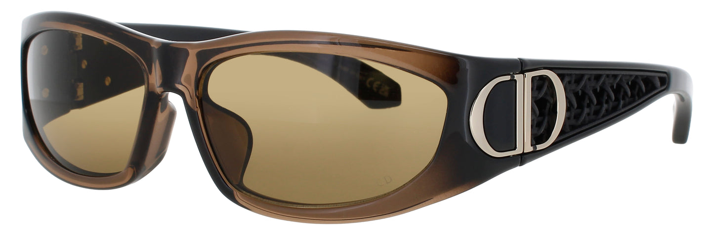DIOR CD40202F Frame DARK BROWN Lens BROWN