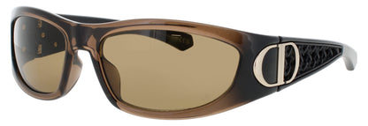 DIOR CD40202I Frame DARK BROWN/OTHER Lens BROWN TINT