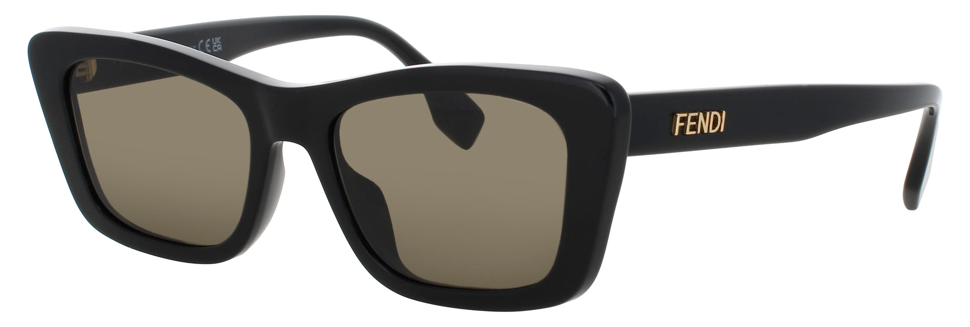 FENDI FE40185I Frame SHINY BLACK   Lens GREEN