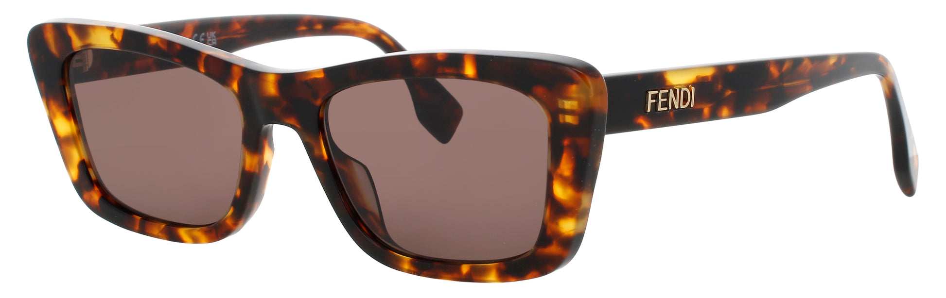 FENDI FE40185I Frame DARK HAVANA  Lens GREEN