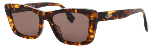 FENDI FE40185I Frame DARK HAVANA  Lens GREEN
