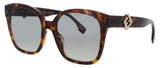 FENDI FE40186I Frame DARK HAVANA Lens GRADIENT GREEN