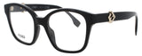 FENDI FE50135I Frame SHINY BLACK Lens DEMO