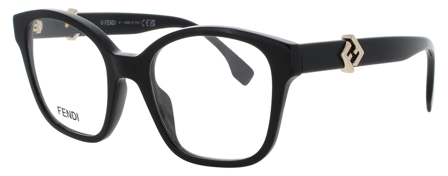FENDI FE50135I Frame SHINY BLACK Lens DEMO