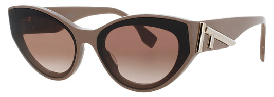 FENDI FE40194I Frame SHINY LIGHT BROWN  Lens GRADIENT BROWN