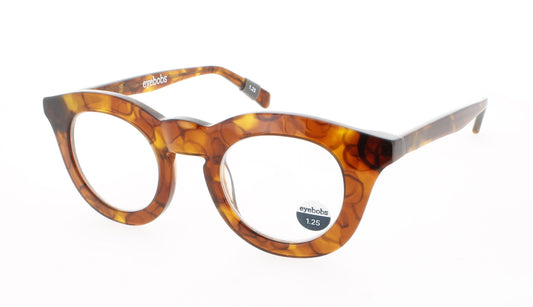 EYEBOBS PROFUSE Frame SHINY ORANGE PATTERN Lens DEMO