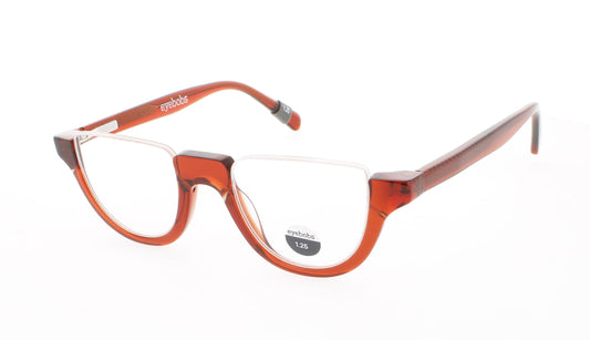 EYEBOBS DEEP LEE Frame GARNET RED CRYSTAL Lens DEMO