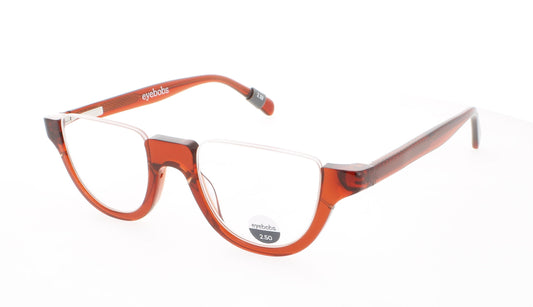 EYEBOBS DEEP LEE Frame GARNET RED CRYSTAL Lens DEMO