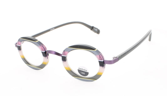 EYEBOBS PINHEAD Frame PINK AND YELLOW MULTI STRIPE/GREY Lens DEMO