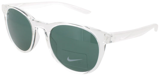 NIKE HORIZON ASCENT DJ9920 Frame CLEAR/WHITE Lens GREEN