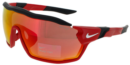 NIKE SHOW X RUSH TEAM FD1887 Frame UNIVERSITY RED Lens RED MIRROR