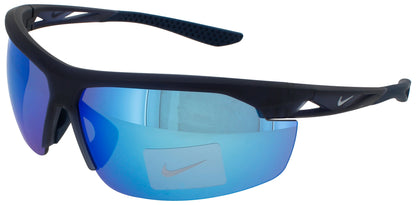 NIKE WINDTRACK M FV2398 Frame MATTE OBSIDIAN Lens BLUE MIRROR