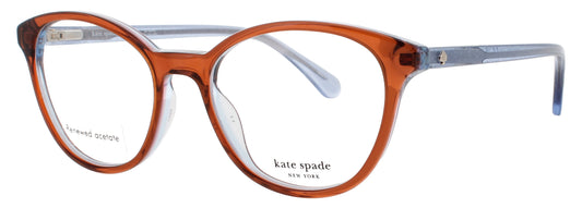 KATE SPADE AGGIE Frame BROWN / BLUE Lens DEMO