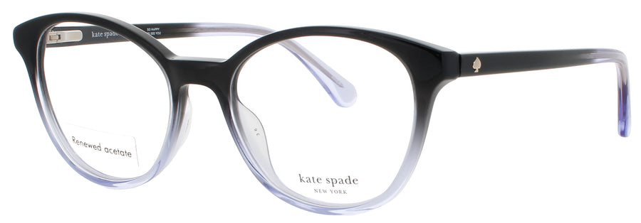 KATE SPADE AGGIE Frame BLACK / BLUE Lens DEMO