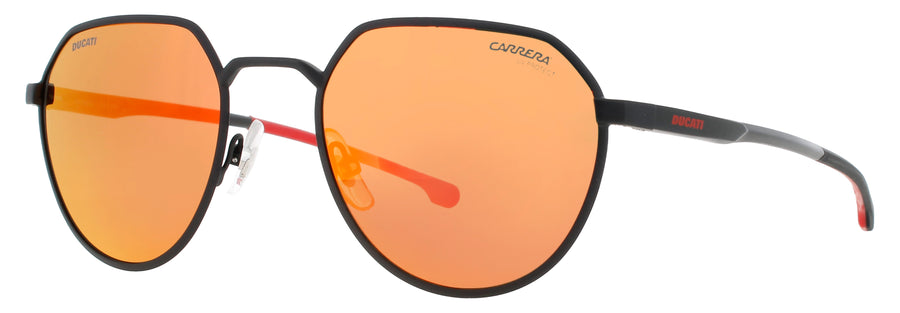 CARRERA CARDUC 036/S Frame MATTE BLACK Lens RED MIRROR