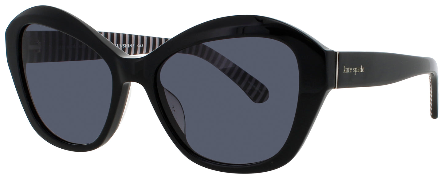 KATE SPADE AGLAIA/S Frame BLACK Lens GREY GRADIENT