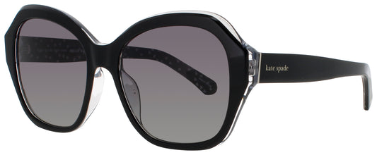 KATE SPADE LOTTIE/G/S Frame BLACK Lens GREY POLORIZED