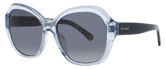 KATE SPADE LOTTIE/G/S Frame BLUE Lens DARK GREY FLASH