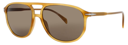 DAVID BECKHAM 1159/S Frame YELLOW HORN Lens BROWN TINT
