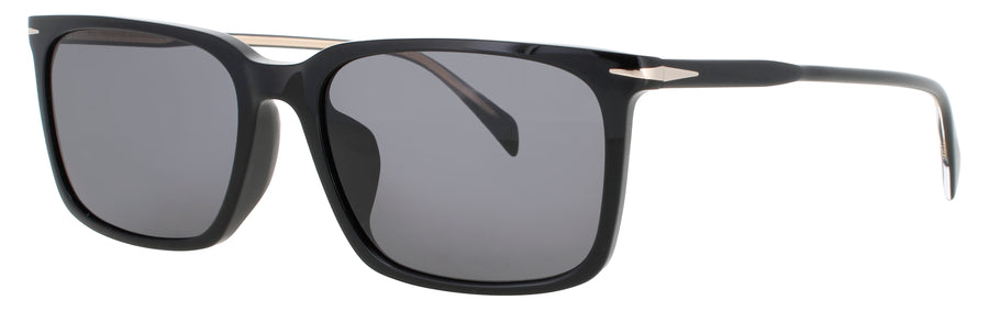 DAVID BECKHAM DB 1163/F/S Frame BLACK Lens SMOKE