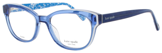 KATE SPADE ZELDA Frame BLUE WHITE Lens DEMO