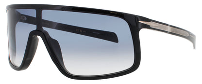 DAVID BECKHAM 99/VISOR Frame BLACK / GOLD Lens DARK BLUE FLASH