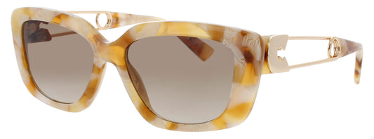 MOSCHINO MOS168/S Frame HAVANA / WHTE Lens BROWN GRADIENT