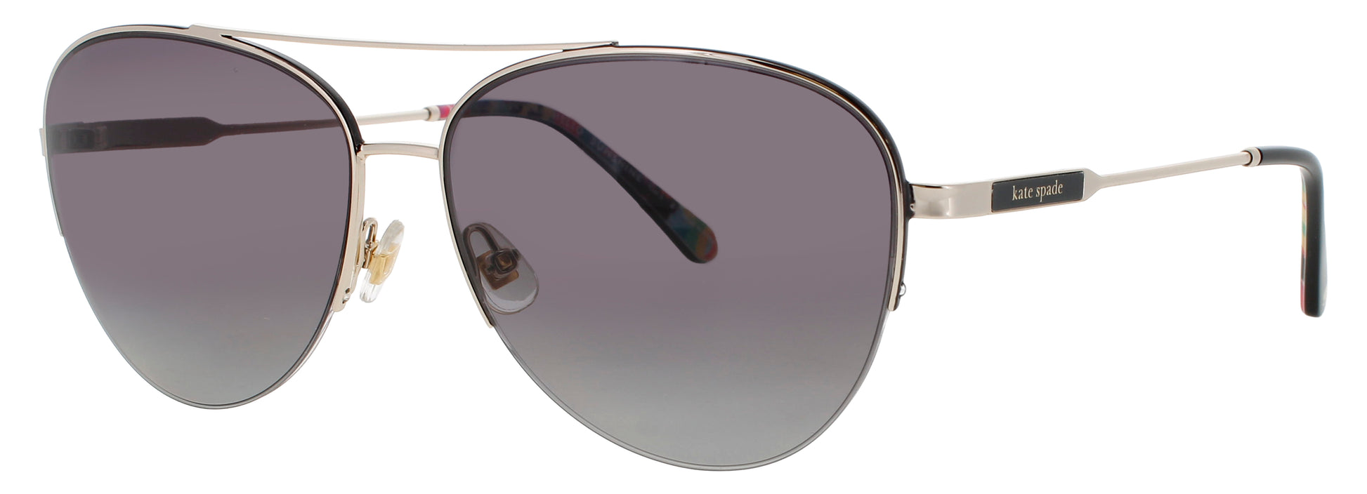 KATE SPADE JANECE/G/S Frame GOLD / BLACK Lens GREY FLASH POLARIZED