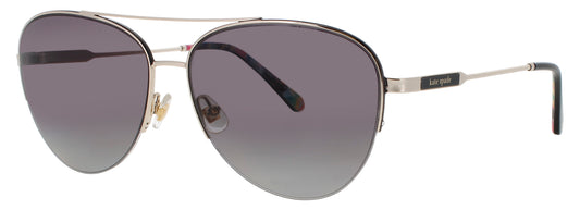 KATE SPADE JANECE/G/S Frame GOLD/BLACK Lens GREY FLASH POLARIZED