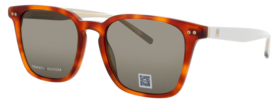 TOMMY HILFIGER TH 2158/S Frame RED HAVANA Lens SMOKE