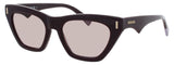 MISSONI MIS-0205/S Frame PLUM Lens BROWN GRADIENT PURPLE MIRROR