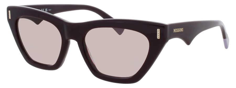MISSONI MIS-0205/S Frame PLUM Lens BROWN GRADIENT PURPLE MIRROR