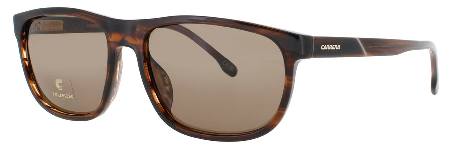 CARRERA C FLEX 08/G/S Frame BROWN HORN Lens BROWN POLARIZED
