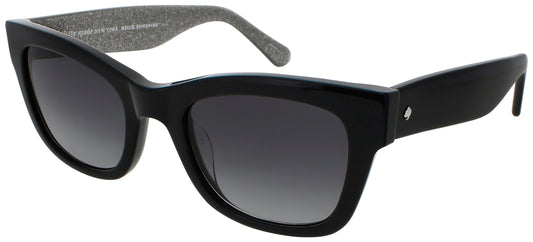 KATE SPADE AIMEE/S Frame BLACK GLITTER GREY Lens DARK GREY GRADIENT
