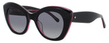 KATE SPADE DOMINICA/S Frame BLACK / PINK Lens GREY GRADIENT